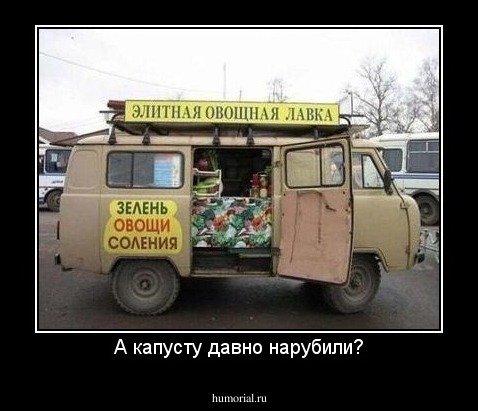 А капусту давно нарубили?