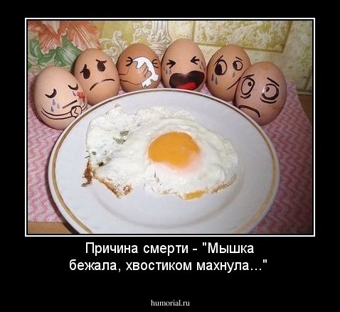 Причина смерти - "Мышка бежала, хвостиком махнула..."