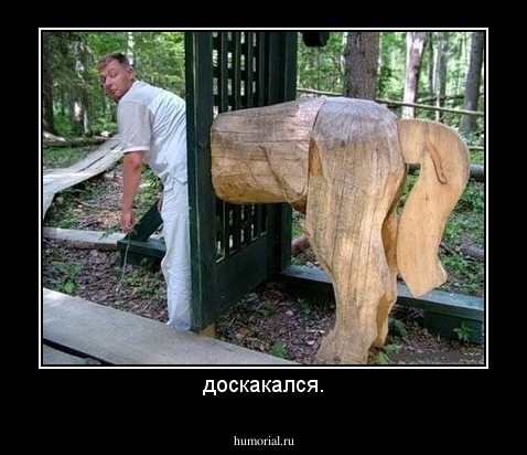 доскакался.