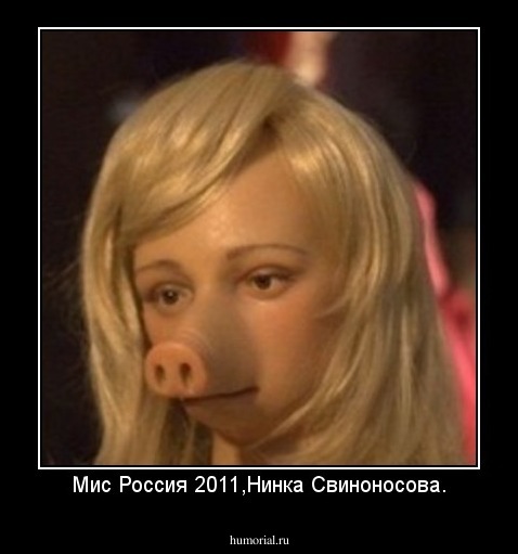 Мис Россия 2011,Нинка Свиноносова.