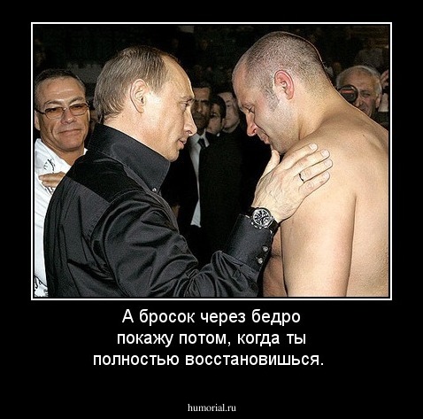 А бросок через бедро покажу потом, когда ты полностью восстановишься.