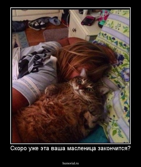 Скоро уже эта ваша масленица закончится?