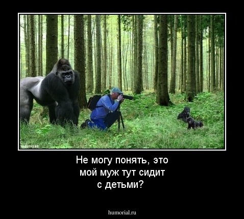 Не могу понять, это мой муж тут сидит с детьми?
