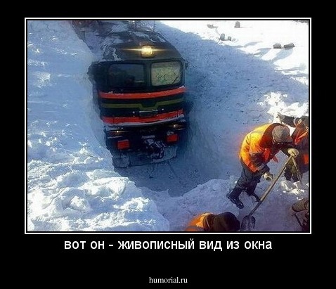 вот он - живописный вид из окна