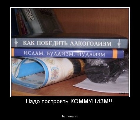 Надо построить КОММУНИЗМ!!!