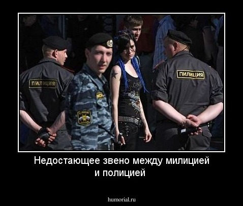 Недостающее звено между милицией и полицией 