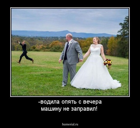 -водила опять с вечера  машину не заправил!