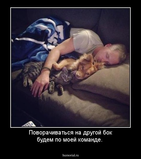 Поворачиваться на другой бок будем по моей команде. 