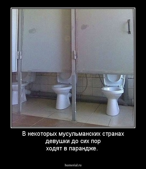 В некоторых мусульманских странах девушки до сих пор ходят в парандже. 