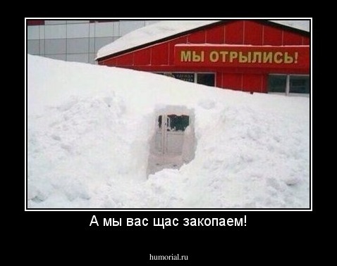 А мы вас щас закопаем!