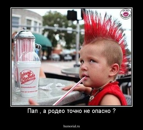 Пап , а родео точно не опасно ?