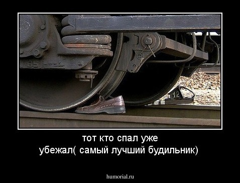 тот кто спал уже убежал( самый лучший будильник)