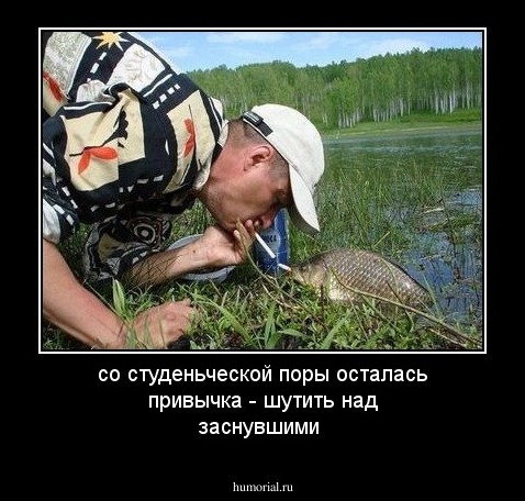 со студеньческой поры осталась привычка - шутить над заснувшими
