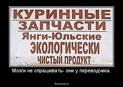 Мозги не спрашивать- они у переводчика.