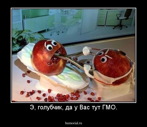 Э, голубчик, да у Вас тут ГМО.