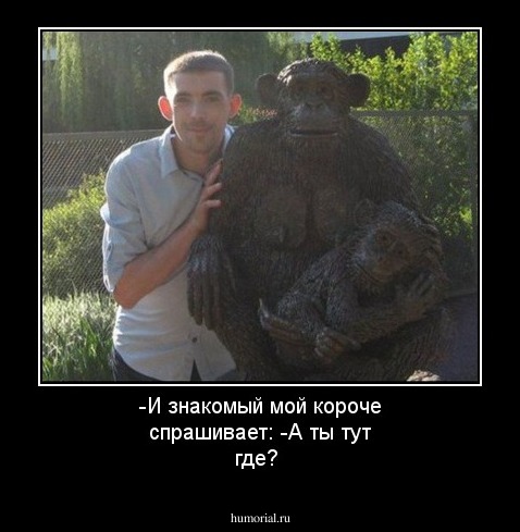 -И знакомый мой короче спрашивает:
-А ты тут где?