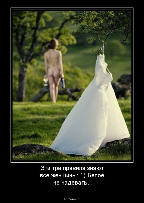 Эти три правила знают все женщины: 1) Белое - не надевать...