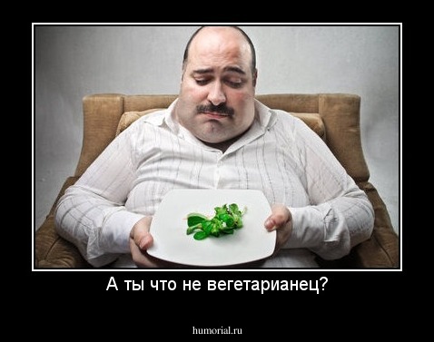 А ты что не вегетарианец?