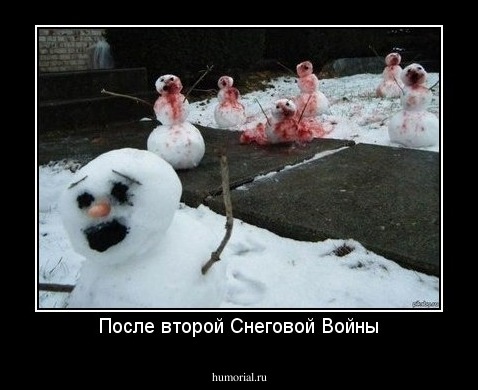 После второй Снеговой Войны