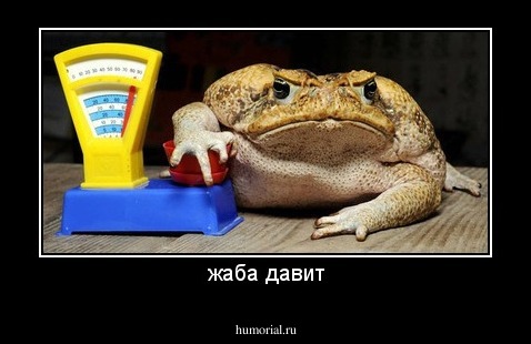 жаба давит