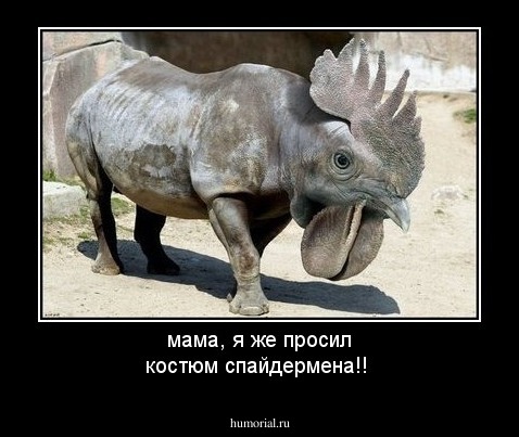 мама, я же просил костюм спайдермена!!