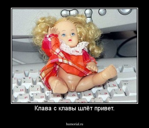 Клава с клавы шлёт привет.