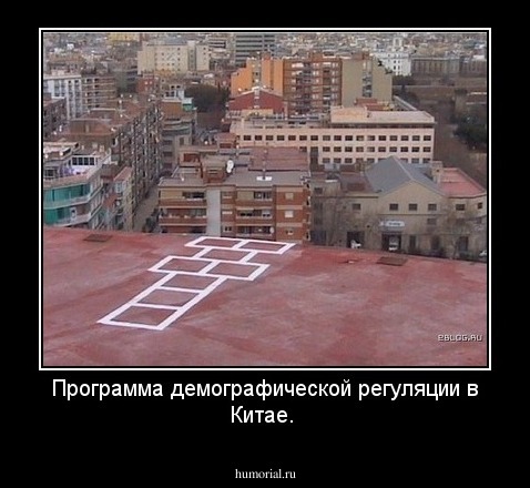 Программа демографической регуляции в Китае.