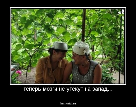 теперь мозги не утекут на запад...