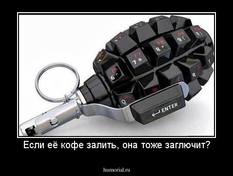 Если её кофе залить, она тоже заглючит?