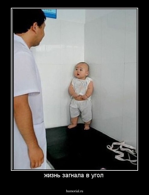 жизнь загнала в угол 