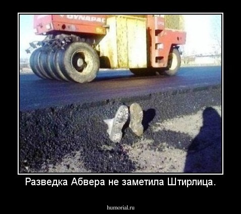 Разведка Абвера не заметила Штирлица.