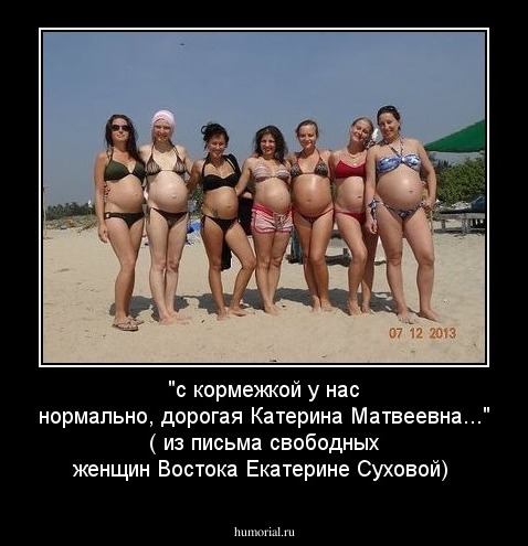"с кормежкой у нас нормально, дорогая Катерина Матвеевна..." ( из письма свободных женщин Востока Екатерине Суховой)