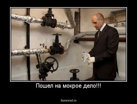 Пошел на мокрое дело!!!