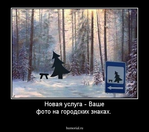 Новая услуга - Ваше фото на городских знаках.