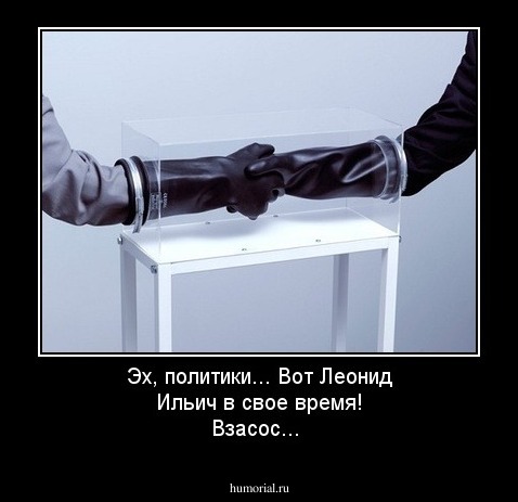 Эх, политики... Вот Леонид Ильич в свое время! Взасос...