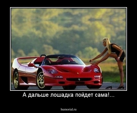 А дальше лошадка пойдет сама!...