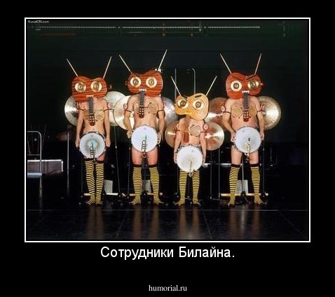 Сотрудники Билайна.