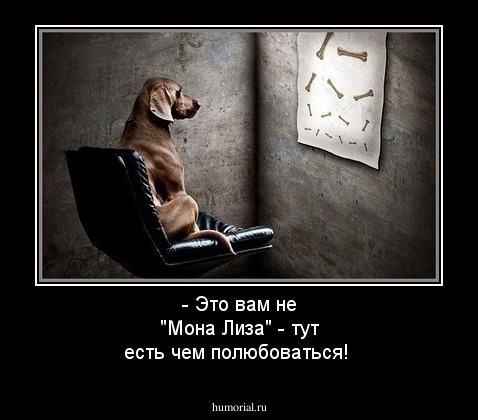 - Это вам не "Мона Лиза" - тут есть чем полюбоваться!