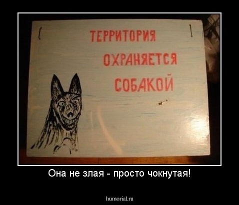 Она не злая - просто чокнутая!