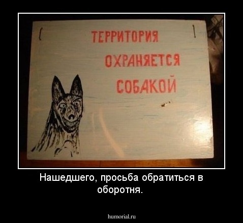 Нашедшего, просьба обратиться в оборотня.