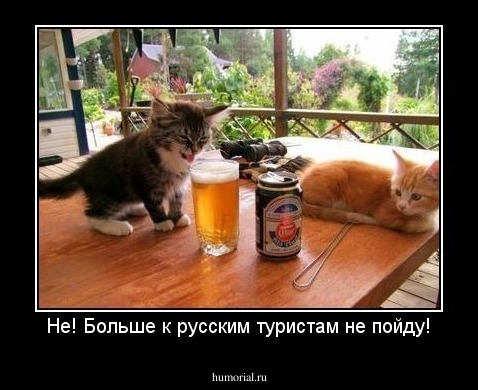 Не! Больше к русским туристам не пойду!