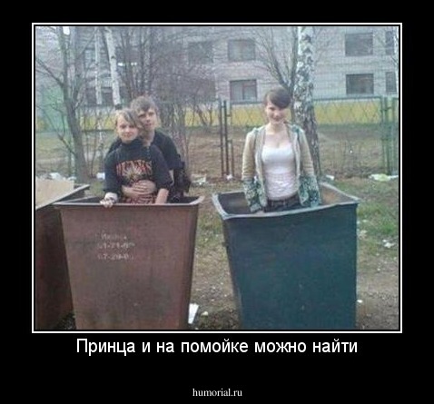 Принца и на помойке можно найти