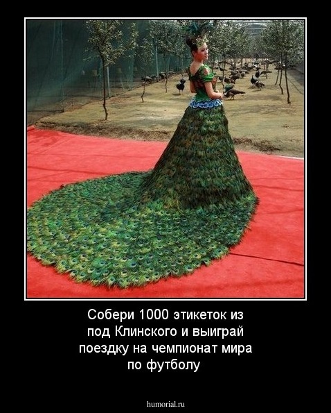 Собери 1000 этикеток из под Клинского и выиграй поездку на чемпионат мира по футболу