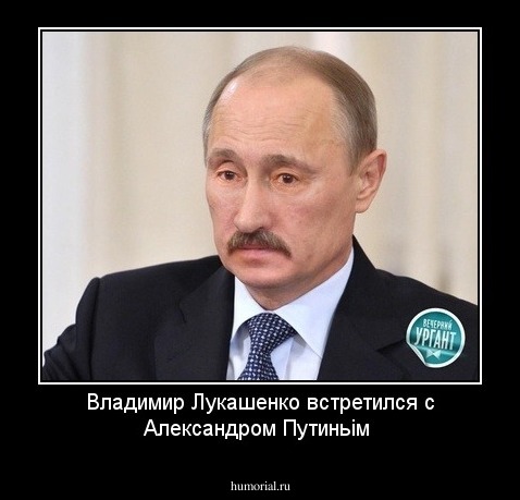 Владимир Лукашенко встретился с Александром Путиньім
