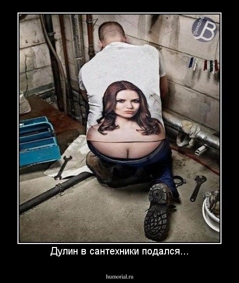Дулин в сантехники подался...