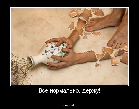 Всё нормально, держу!