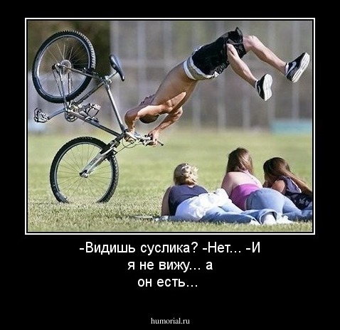 -Видишь суслика?
-Нет...
-И я не вижу... а он есть...