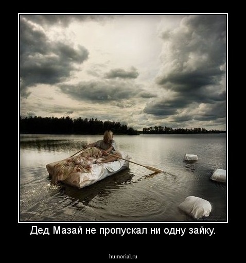 Дед Мазай не пропускал ни одну зайку.