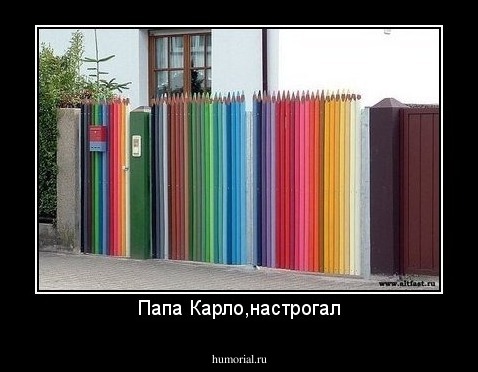 Папа Карло,настрогал