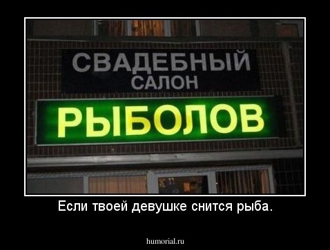 Если твоей девушке снится рыба.